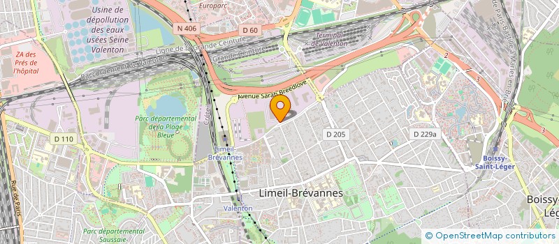 localisation de l'entreprise SCI CHARCOT 69  LIMEIL-BREVANNES