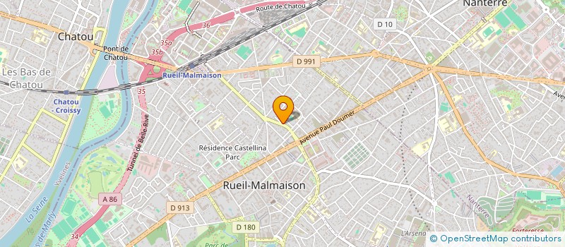 localisation de l'entreprise SCI CHARCOT IMMOBILIER LOCATION à RUEIL-MALMAISON