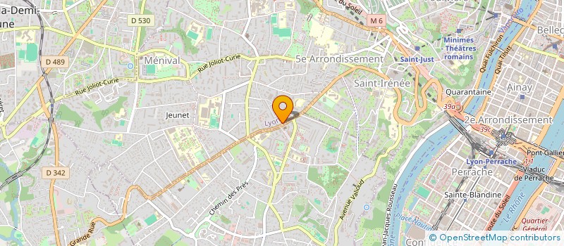 localisation de l'entreprise SCI CHARCOT-PRAT  LYON 5EME