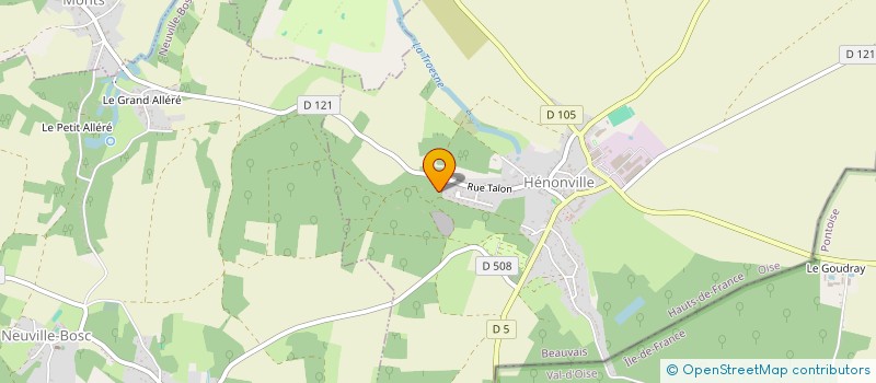 localisation de l'entreprise SCI CHARDEL  HENONVILLE