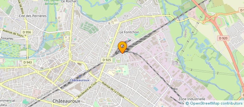 localisation de l'entreprise SCI CHARDELIEVRE 41 à CHATEAUROUX