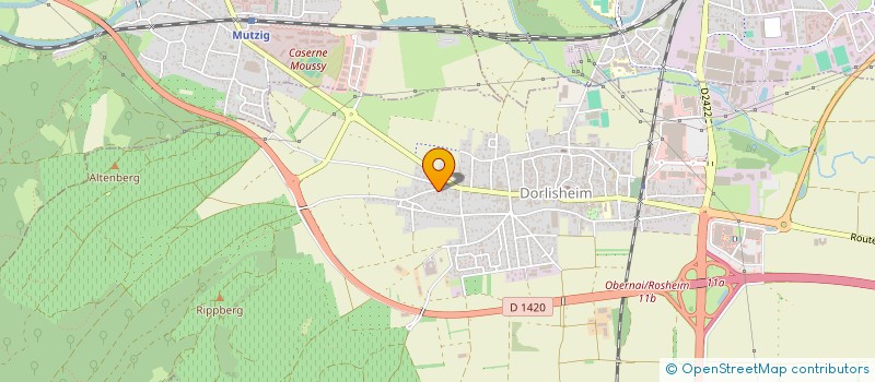 localisation de l'entreprise SCI CHARDI  DORLISHEIM