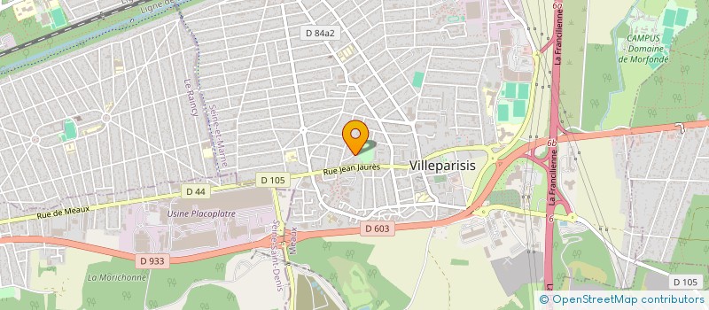 localisation de l'entreprise SCI CHARDO IMMO  VILLEPARISIS