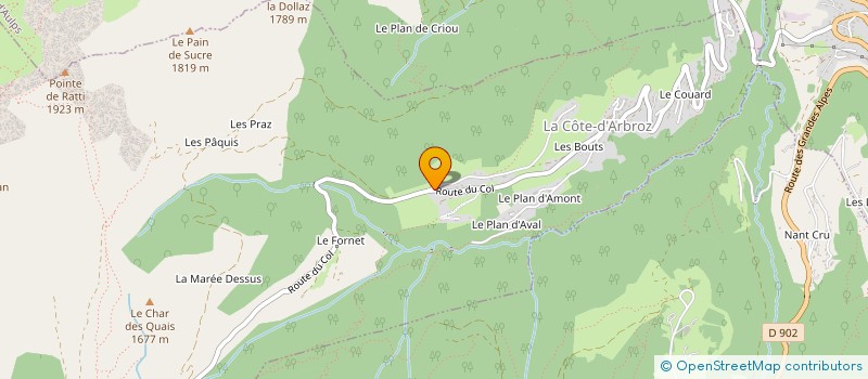 localisation de l'entreprise SCI CHARDON à MORZINE