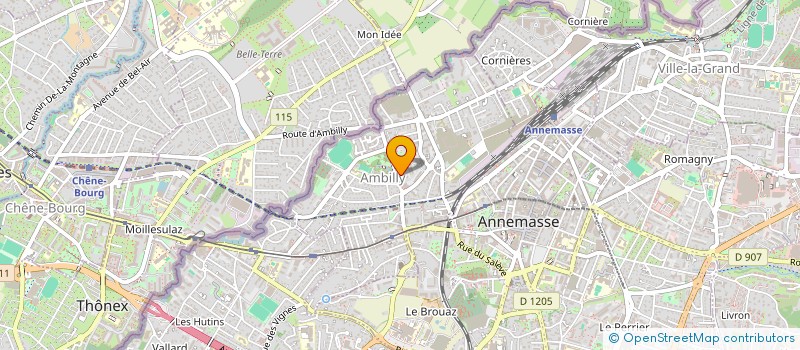 localisation de l'entreprise SCI CHARDON BLEU  AMBILLY