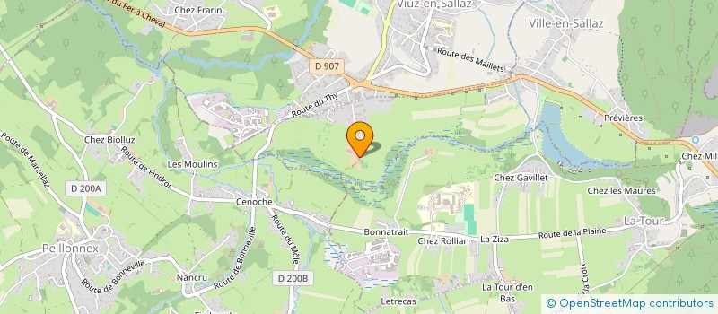 localisation de l'entreprise SCI CHARDON LANSARD  VILLE-EN-SALLAZ