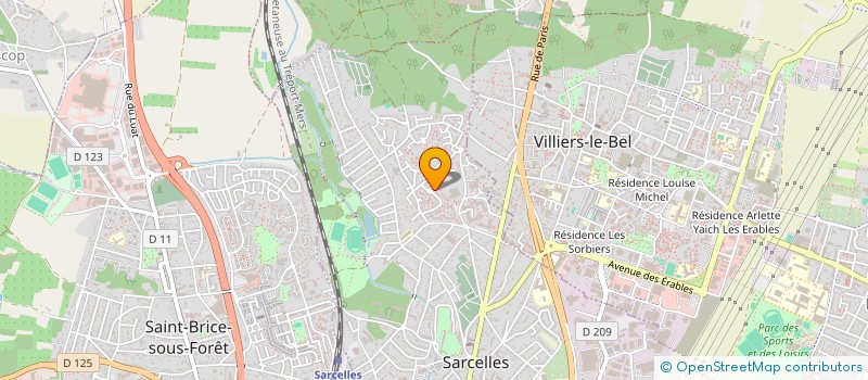 localisation de l'entreprise SCI CHARDONNET  SARCELLES