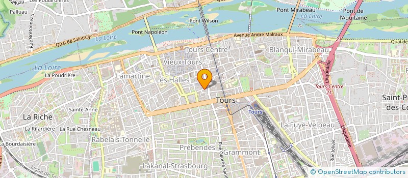 localisation de l'entreprise SCI CHARDONNET MEDECINS  TOURS