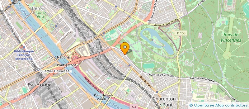 localisation de l'entreprise SCI CHARENTON  CHARENTON-LE-PONT