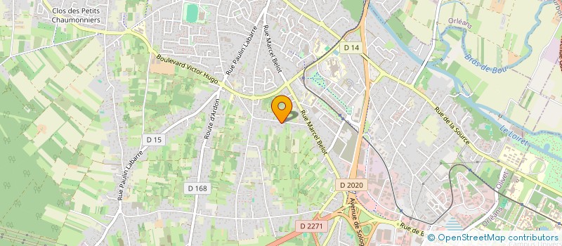 localisation de l'entreprise SCI CHARENTON à OLIVET