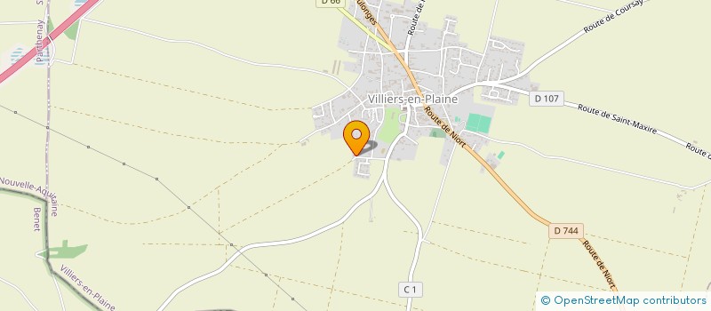 localisation de l'entreprise SCI CHARENTON  VILLIERS-EN-PLAINE