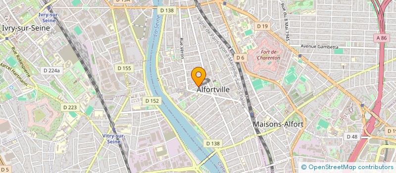localisation de l'entreprise SCI CHARENTON ALFORT à ALFORTVILLE