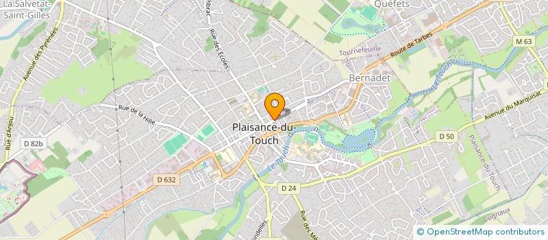 localisation de l'entreprise SCI CHARENTON LECLERC  PLAISANCE-DU-TOUCH