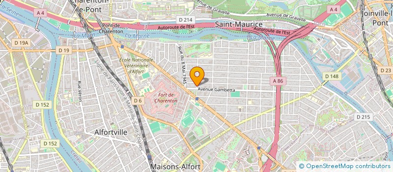 localisation de l'entreprise SCI CHARENTONNEAU à MAISONS-ALFORT