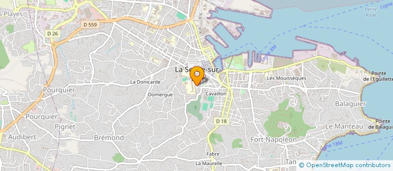 localisation de l'entreprise SCI CHARFORT à LA SEYNE-SUR-MER