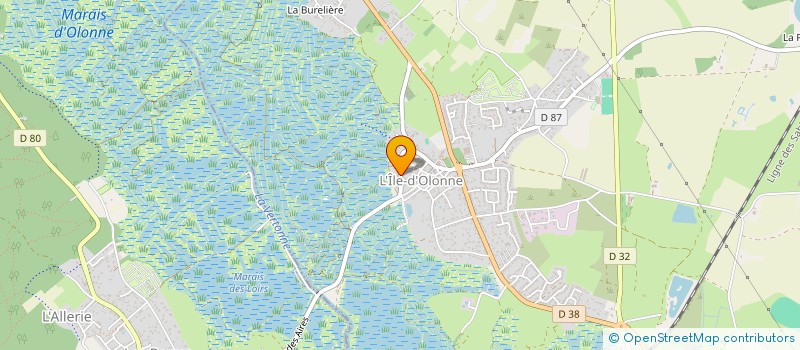 localisation de l'entreprise SCI CHARIER-HUDON à L'ILE-D'OLONNE