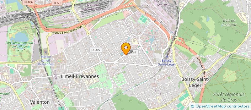 localisation de l'entreprise SCI CHARIF FAMILY à LIMEIL-BREVANNES