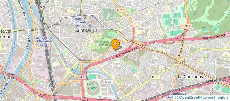 localisation de l'entreprise SCI CHARIFANE à SAINT-DENIS