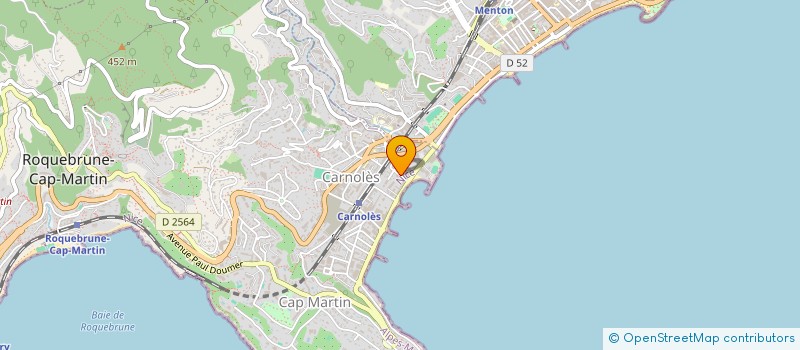 localisation de l'entreprise SCI CHARIM à ROQUEBRUNE-CAP-MARTIN