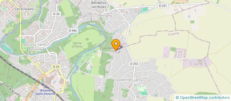 localisation de l'entreprise SCI CHARIVARRY  VARENNES-JARCY