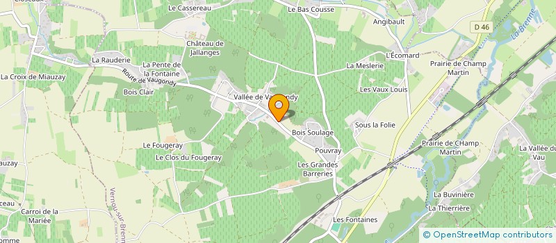 localisation de l'entreprise SCI CHARLANA à VERNOU-SUR-BRENNE