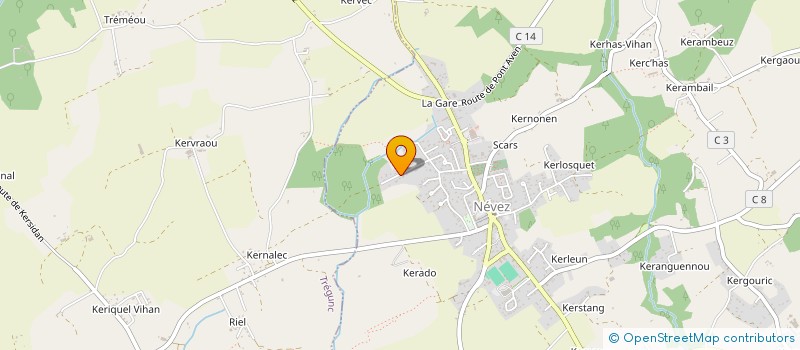 localisation de l'entreprise SCI CHARLANNE  NEVEZ