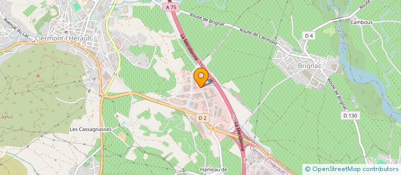 localisation de l'entreprise SCI CHARLATAN  CLERMONT-L'HERAULT