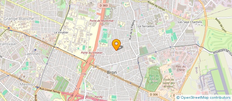 localisation de l'entreprise SCI CHARLAU  BRON