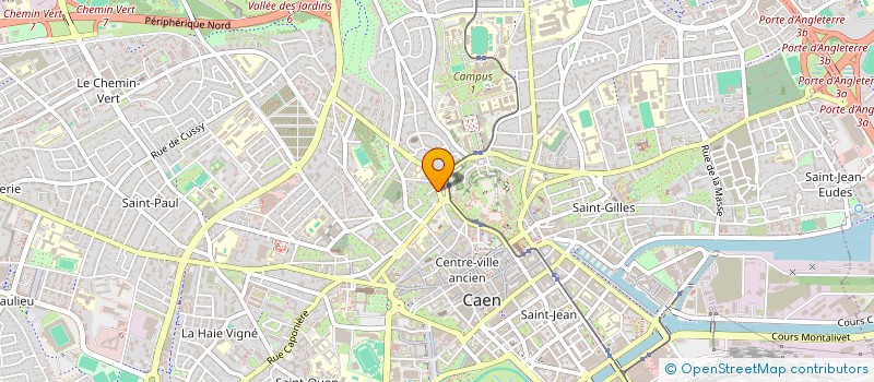 localisation de l'entreprise SCI CHARLEAZE  CAEN