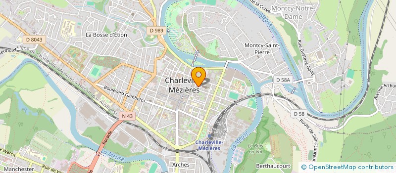 localisation de l'entreprise SCI CHARLEMAGNE  CHARLEVILLE-MEZIERES