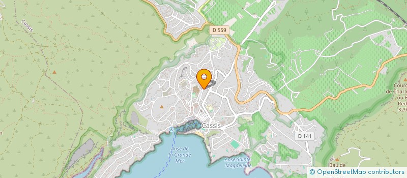 localisation de l'entreprise SCI CHARLEMAGNE à CASSIS