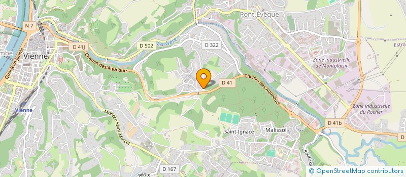 localisation de l'entreprise SCI CHARLEMAGNE  VIENNE