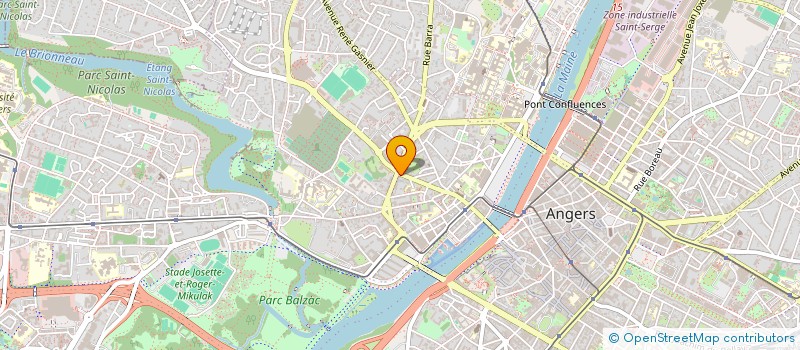 localisation de l'entreprise SCI CHARLEMAGNE à ANGERS