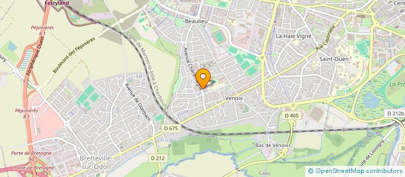 localisation de l'entreprise SCI CHARLEMAGNE à CAEN