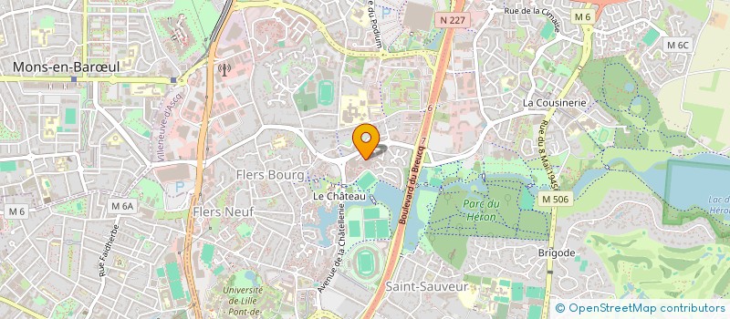 localisation de l'entreprise SCI CHARLEMAGNE D'ASCQ à VILLENEUVE-D'ASCQ