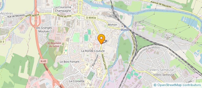 localisation de l'entreprise SCI CHARLEMIE à CHARLEVILLE-MEZIERES