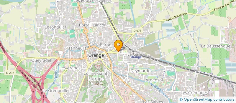 localisation de l'entreprise SCI CHARLEMOM  ORANGE