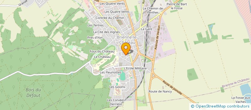 localisation de l'entreprise SCI CHARLENE  BRIENNE-LE-CHATEAU