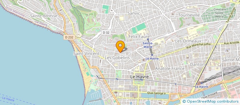 localisation de l'entreprise SCI CHARLENE à LE HAVRE