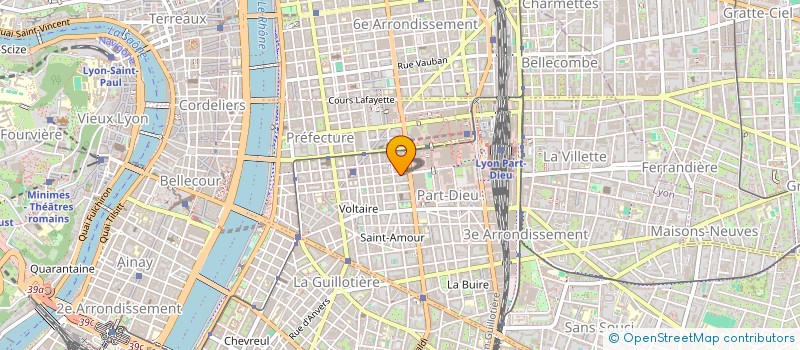 localisation de l'entreprise SCI CHARLEON  LYON