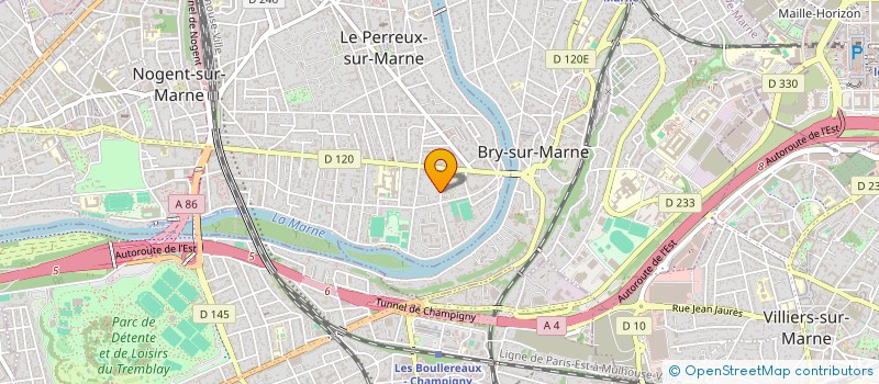localisation de l'entreprise SCI CHARLEROY  LE PERREUX-SUR-MARNE