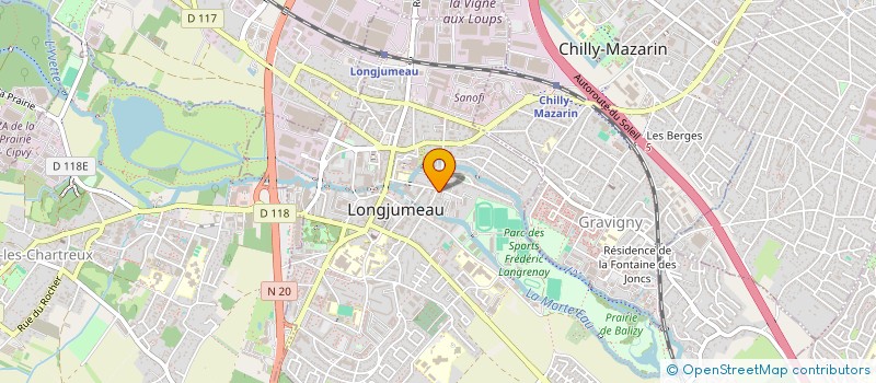 localisation de l'entreprise SCI CHARLES 18  LONGJUMEAU