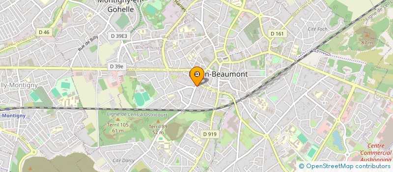 localisation de l'entreprise SCI CHARLES à HENIN-BEAUMONT