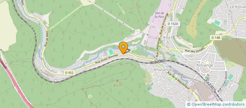 localisation de l'entreprise SCI CHARLES  KNUTANGE