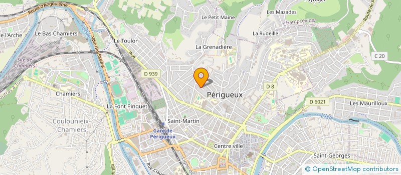localisation de l'entreprise SCI CHARLES à PERIGUEUX