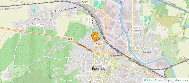 localisation de l'entreprise SCI CHARLES  EPERNAY