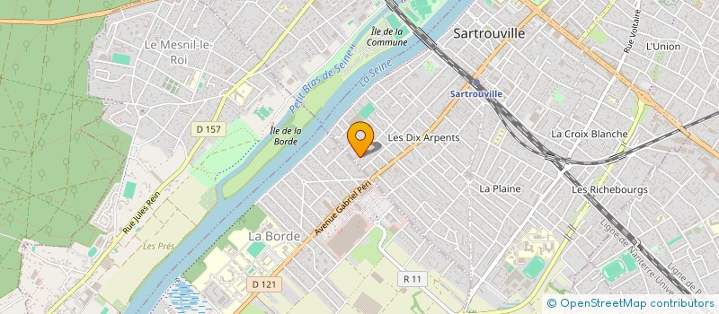 localisation de l'entreprise SCI CHARLES AURAY  SARTROUVILLE