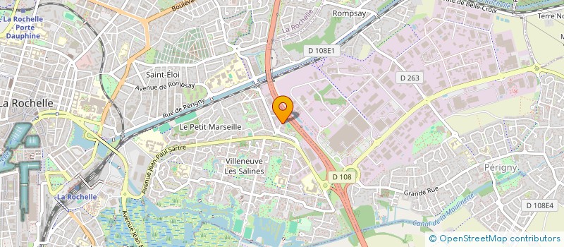 localisation de l'entreprise SCI CHARLES BASSEE  LA ROCHELLE