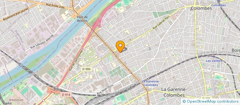 localisation de l'entreprise SCI CHARLES-BENOIT à COLOMBES