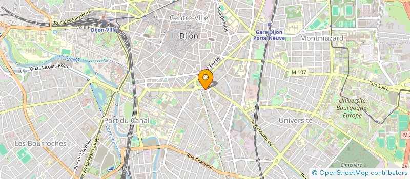 localisation de l'entreprise SCI CHARLES DE GAULLE à DIJON